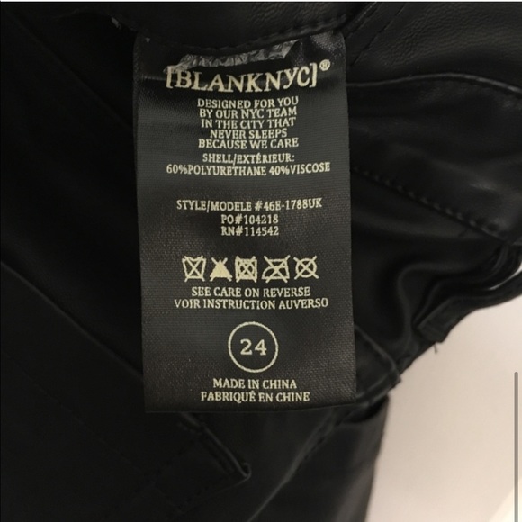 Blank NYC All Good Overall in Vegan Leather - Picture 8 of 8